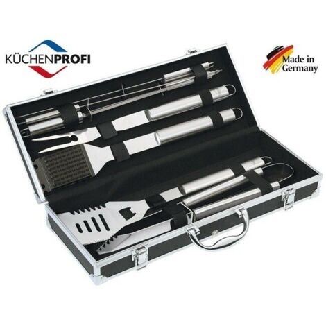 Küchenprofi Barbecue Set Phoenix 8 pezzi, argento