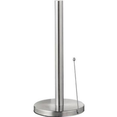 Küchenrollenhalter ® Sam 15 x 33 cm (D. x H) inkl. Abreißhilfe Edelstahl Farbe: silber
