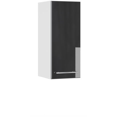 Küchenschränke  Fame-Line, Anthrazit Hochglanz, 30 cm, Vicco