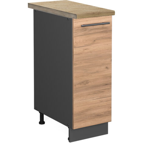 Küchenschränke  Fame-Line, Goldkraft Eiche, 30 cm , AP Eiche, Vicco