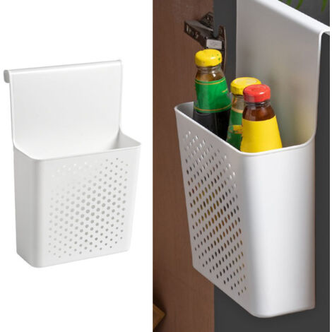 Küchenschranktür-Organizer ohne Bohren, aus strapazierfähigem Kunststoff, Maße 24 x 9,2 x 35,6 cm, für Gewürze