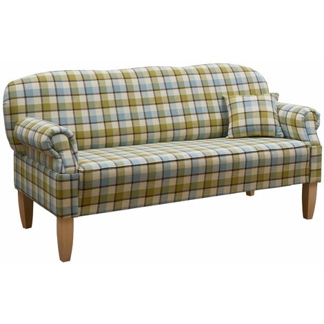 Küchensofa 188x78x97 hell kariert EDINBURGH