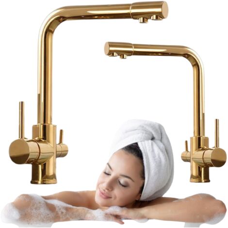 Küchenspüle Wasserhahn S-2103G Gold
