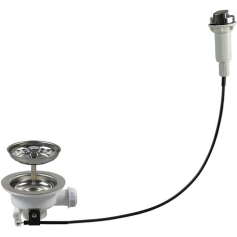 Küchenspülen-Abflussgarnitur mit Kabel, 110 mm