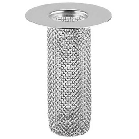 Küchenspülenfilter – Dickes Abflusssieb aus Edelstahl 304 – Rostfrei und langlebig – Einheitsgröße (25–55 mm) – Für Spülen, Waschbecken, Badewannen und Balkone – Einfache Montage – 1-teiliges Set
