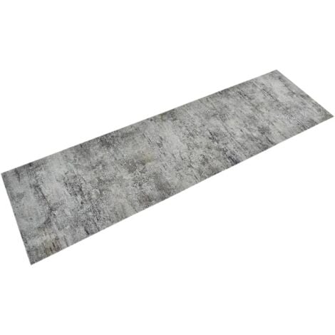 KüchenTeppich，Küchenmatte，Küchenvorleger Waschbar Beton 45x150 cm Samt VESS371138 BonneVie