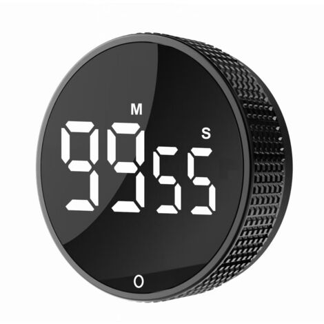 Küchentimer Große LED Magnetischer Digitaler Countdown Countup Timer Visuelle Timer Einfach für Kinder Senioren Lehrer und für das Klassenzimmer Hausaufgaben Kochen Fitness Backen Lernen
