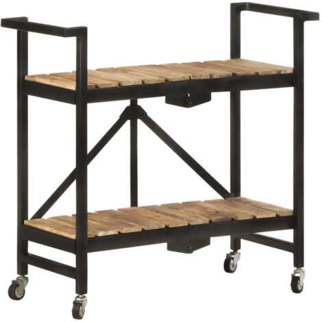 Küchenwagen 87x36x81 cm Mango Massivholz vidaXL