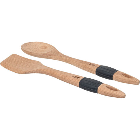 Küchenzubehör Buchenholzspatel, 2er-Set
