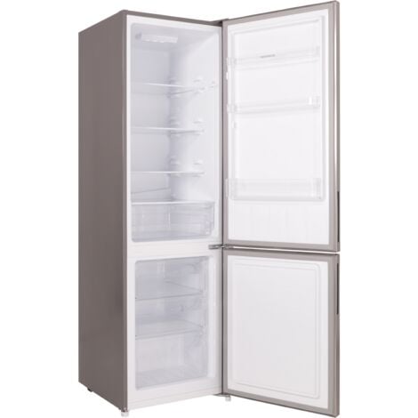 Kühlschrank Kühl Gefrierkombination Standgerät freistehend Inox Look Respekta