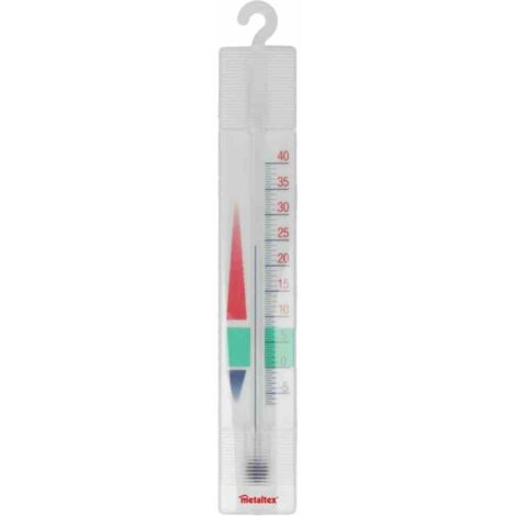 Kühlschrank-Thermometer große Ziffern mit 0,5 Grad-Skala, große Ziffern