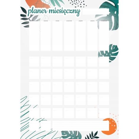 Kühlschrankplaner, magnetischer Kalender, 30 x 42,5 cm