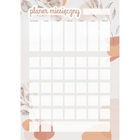 Kühlschrankplaner Magnetkalender 50x70cm