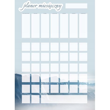 Kühlschrankplaner Magnetkalender 50x70cm