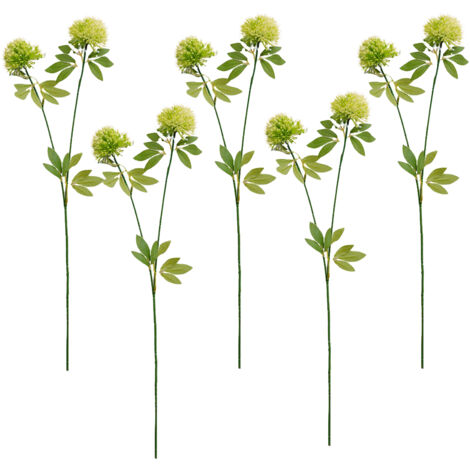 Künstliche Blumen  Pastellfarbene Zwiebelkugeln  5 Stück  Dekoration für Zuhause & Hochzeit