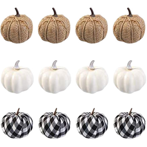 Künstliche Kürbisse für Herbst-, Halloween- und Thanksgiving-Dekoration – realistische Modelle