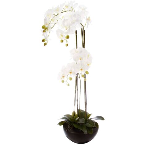 Künstliche Orchidee - Keramiktopf H 115 cm