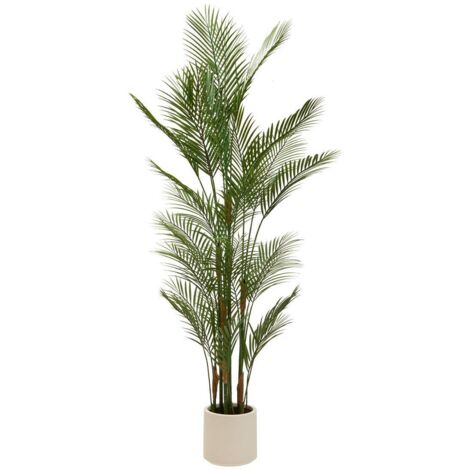 Künstliche Palme Merlo 187 cm mit Topf Weiß - Atmosphera créateur d'intérieur