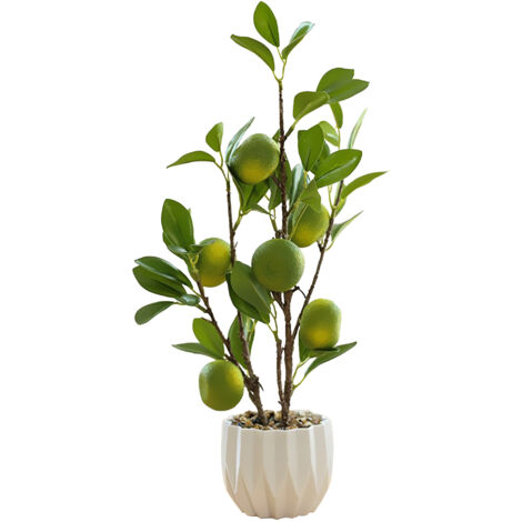 Künstliche Pflanze Oasis 225432 Großer orangefarbener Bonsai (Kunststofftopf) Grün 1 Stück