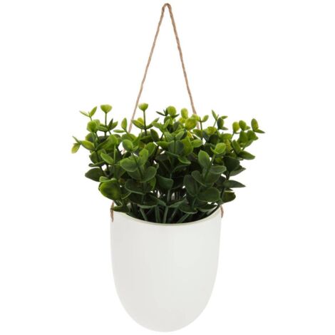 Künstliche Pflanze zum Aufhängen Keramiktopf H20cm - Model 2