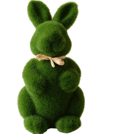 Künstliche Schaumstoff-Hasenfigur für Garten, langlebige und leichte Außendekoration für Büro oder Regal