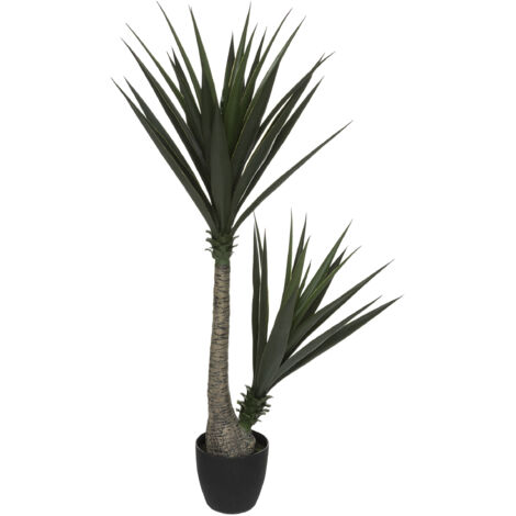 Künstliche Yucca im Topf, H. 130 cm