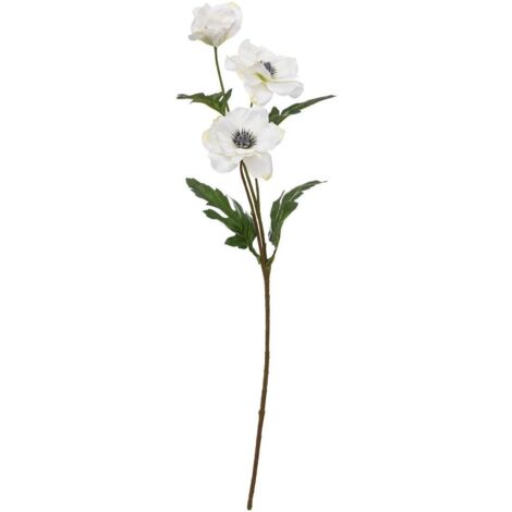 Künstlicher Anemonenstängel - Metall - H69 cm