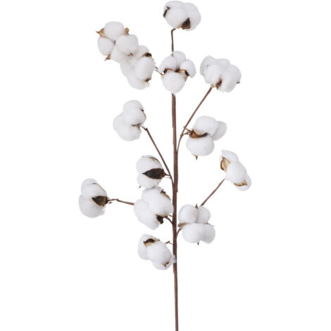 Künstlicher Baumwollzweig, 68 cm