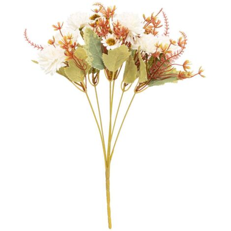 Künstlicher Herbststrauß Pery H33cm - Weiß
