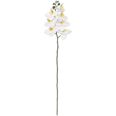 Künstlicher Orchideenstamm Gisele H95cm - Weiß