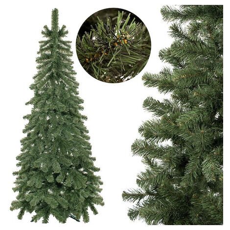 Künstlicher Premium-Weihnachtsbaum 220 cm, grüne Tanne.