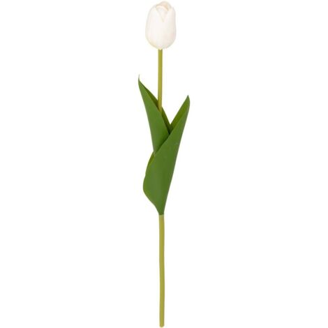 Künstlicher Tulpenstängel Martine H48cm - Weiß