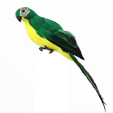 [Künstlicher Vogel] + [Modell] + [Poststempel  Natürliche Dekoration  Schaumstofffeder  25 cm  Einzigartige Geschenkidee]