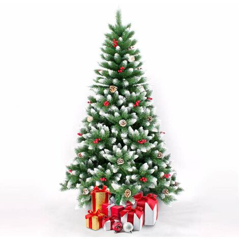 Künstlicher Weihnachtsbaum Geschmückt Deko 210 cm ROVANIEMI