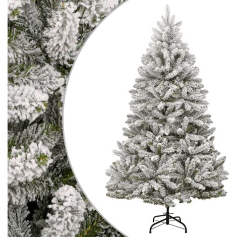 Künstlicher Weihnachtsbaum Klappbar Beschneit 180 cm