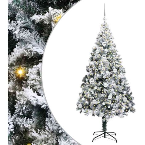 Künstlicher Weihnachtsbaum mit 300 LEDs mit Ständer Grün 180 cm vidaXL