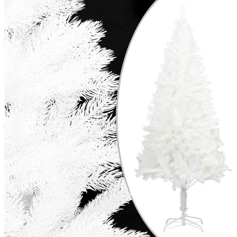 Künstlicher Weihnachtsbaum Naturgetreue Nadeln Weiß 120 Cm Vidaxl
