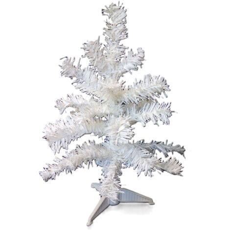 Künstlicher Weihnachtsbaum weiß 60cm Weihnachtsdeko Tannenbaum Christbaum Tanne