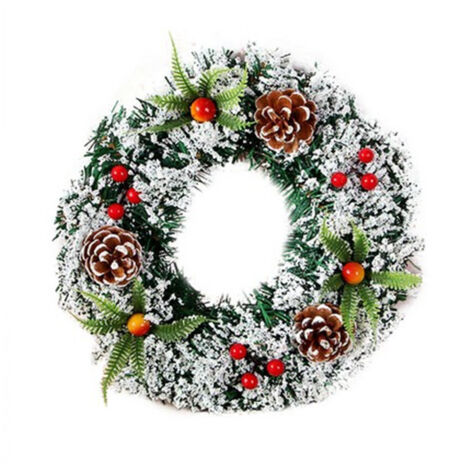 Künstlicher Weihnachtskranz 20 cm/30 cm/40 cm für die Haustür und die Hochzeitszeremonie