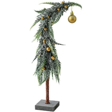 Künstlicher Zedernbaum für Weihnachten, eine zeitlose Ergänzung für Ihre festlichen Feierlichkeiten (Gold)