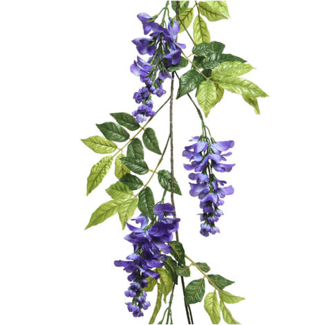Künstlicher Zweig Glyzinie (wisteria) flieder 150cm