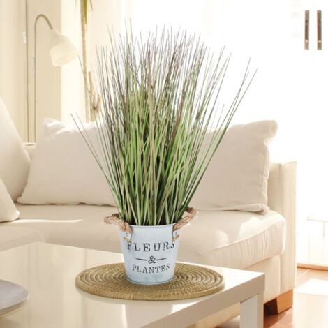 Künstliches Gras 42cm Dekogras Grashalme Kunstpflanze Zimmerpflanze Blumentopf