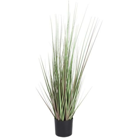 Künstliches Gras 90cm Dekogras Grashalm Kunstpflanze Zimmerpflanze Blumentopf