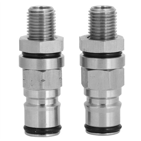 Kugeladapter aus Edelstahl 304 für Bierfässer, Druckbegrenzungsventil für Heimbrauerei (Gas und Flüssigkeit)