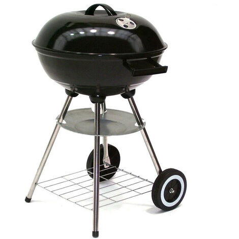 Kugelgrill XL Holzkohlegrill 43cm Standgrill Rundgrill Kohle Grill BBQ 56514