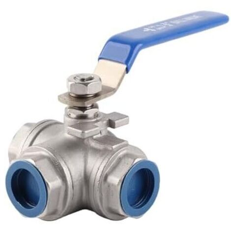 Kugelhahn aus Edelstahl SUS304, T-Typ, Innengewinde, 3/4" DN20 Absperrventil FLITI