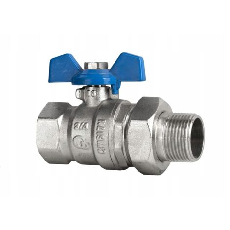 KUGELHAHN MIT SCHRAUBANSCHLUSS 3/4 PN30 SPANISCHE ABFLUSSVENTIL