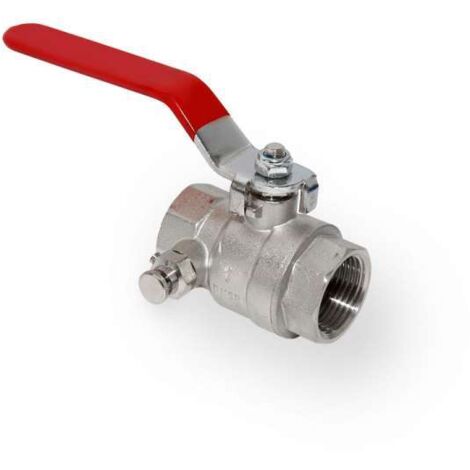Kugelhahn Pressmessing mit Entleerung 2''