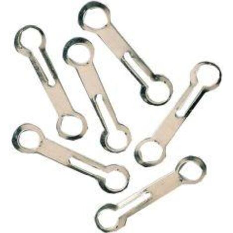 Kugelkettenschliesse 4,5mm mess.-verchr.