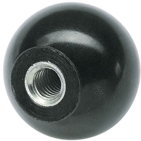 Kugelknopf aus Kunststoff Außen ø 32 mm mit Innengewinde M 8